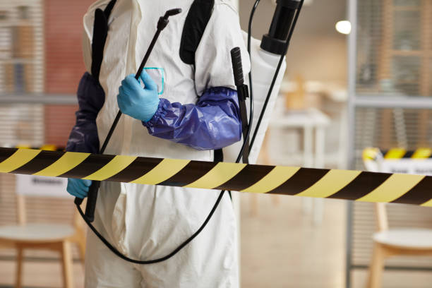 Professional Hoarding Cleanup technician working in Leopolis, WI